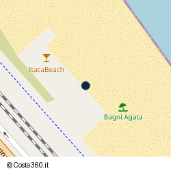 Posizione approssimativa di Itaca Beach Bar Altamarea
