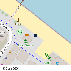 Posizione approssimativa di Lido Sirena