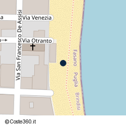 Posizione approssimativa di Lido La Zanzara