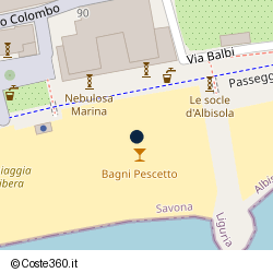 Posizione approssimativa di Bagni Pescetto