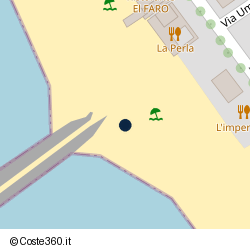 Posizione approssimativa di Osteria Magona Mare