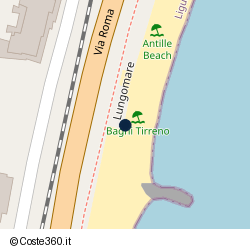 Posizione approssimativa di Antille Beach