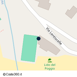 Posizione approssimativa di Lido del Poggio
