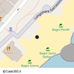 Posizione approssimativa di Bagni Santo Stefano