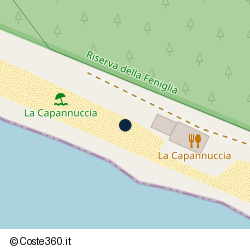 Posizione approssimativa di La Capannuccia