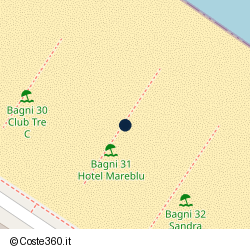 Posizione approssimativa di Hotel Mareblù