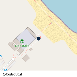 Posizione approssimativa di Lido Italia