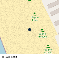Posizione approssimativa di Bagno Amedea