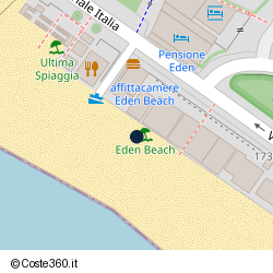 Posizione approssimativa di Eden Beach
