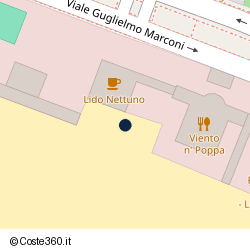 Posizione approssimativa di Nettuno Lounge Beach