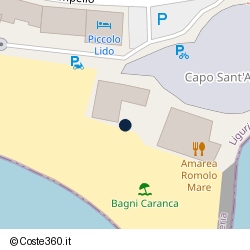 Posizione approssimativa di Bagni Caranca