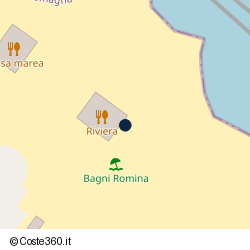 Posizione approssimativa di Bagni Romina