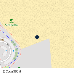 Posizione approssimativa di La Sirenetta