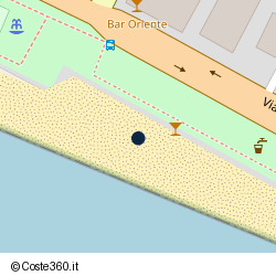 Posizione approssimativa di Spiaggia di Maiori