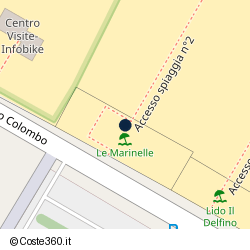 Posizione approssimativa di Lido Le Marinelle