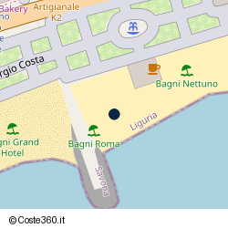 Posizione approssimativa di Ristorante Spiaggia Bagni Roma Varazze