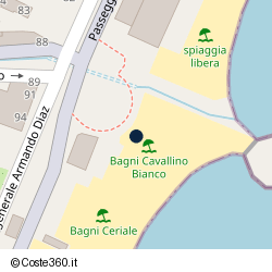 Posizione approssimativa di Bagni Bar Ristorante Cvallino