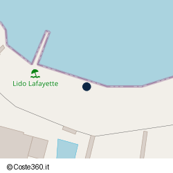 Posizione approssimativa di Lido Lafayette