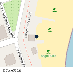 Posizione approssimativa di Bagni Italia