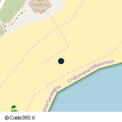 Posizione approssimativa di Chiosco Delfino beach