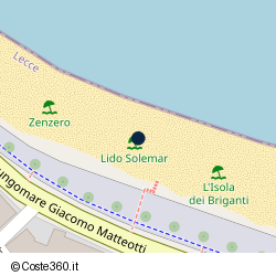 Posizione approssimativa di Lido Solemar