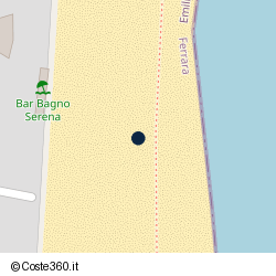 Posizione approssimativa di Bar Bagno Serena