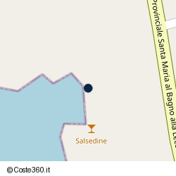 Posizione approssimativa di Salsedine Beach
