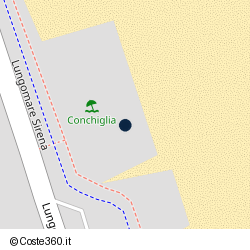 Posizione approssimativa di Conchiglia Ristorante Pizzeria