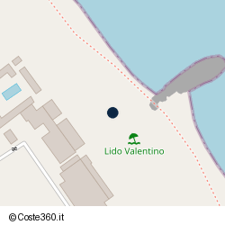 Posizione approssimativa di Lido Valentino
