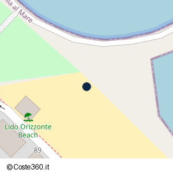Posizione approssimativa di Orizzonte Beach Restaurant