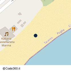 Posizione approssimativa di Paradiso Beach Bar & Restaurant | Castellaneta Marina
