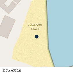 Posizione approssimativa di Baia San Felice