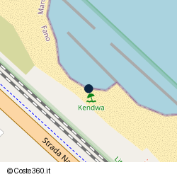 Posizione approssimativa di Kendwa Beach