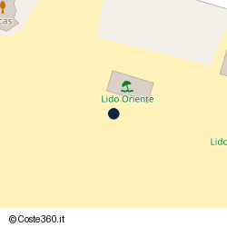 Posizione approssimativa di Lido Oriente