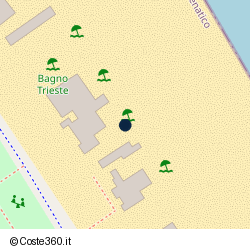 Posizione approssimativa di Bagno Aurora 24