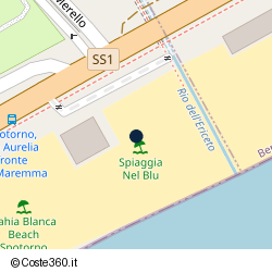 Posizione approssimativa di Spiaggia nel Blu