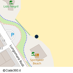 Posizione approssimativa di Spinnaker Beach