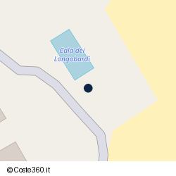 Posizione approssimativa di Lido Cala Dei Longobardi