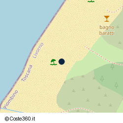 Posizione approssimativa di Bagno Altamarea