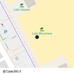 Posizione approssimativa di Hotel Miramare