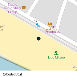 Posizione approssimativa di Lido Milano