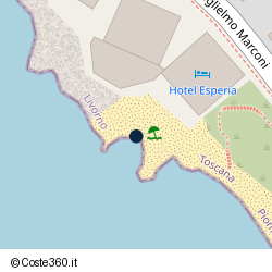 Posizione approssimativa di Hotel Esperia