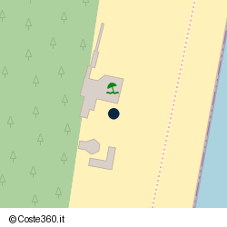 Posizione approssimativa di Capolinea Beach