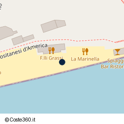 Posizione approssimativa di Fratelli Grassi Beach Club