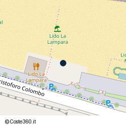 Posizione approssimativa di La Lampara