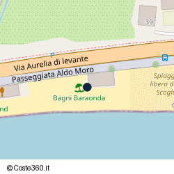 Posizione approssimativa di Baraonde Beach