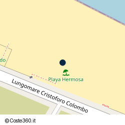 Posizione approssimativa di Playa Hermosa