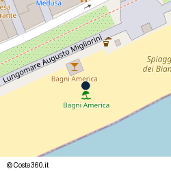 Posizione approssimativa di Bagni America