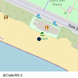 Posizione approssimativa di Osteria del Mare