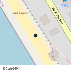 Posizione approssimativa di Lido Garda